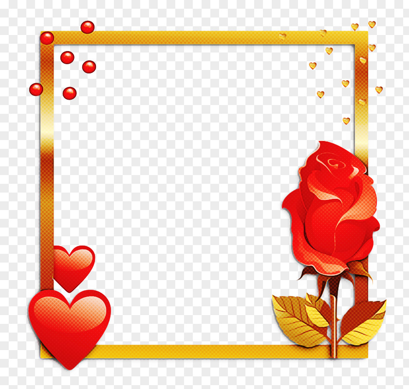 Rectangle Picture Frame Valentines Day PNG