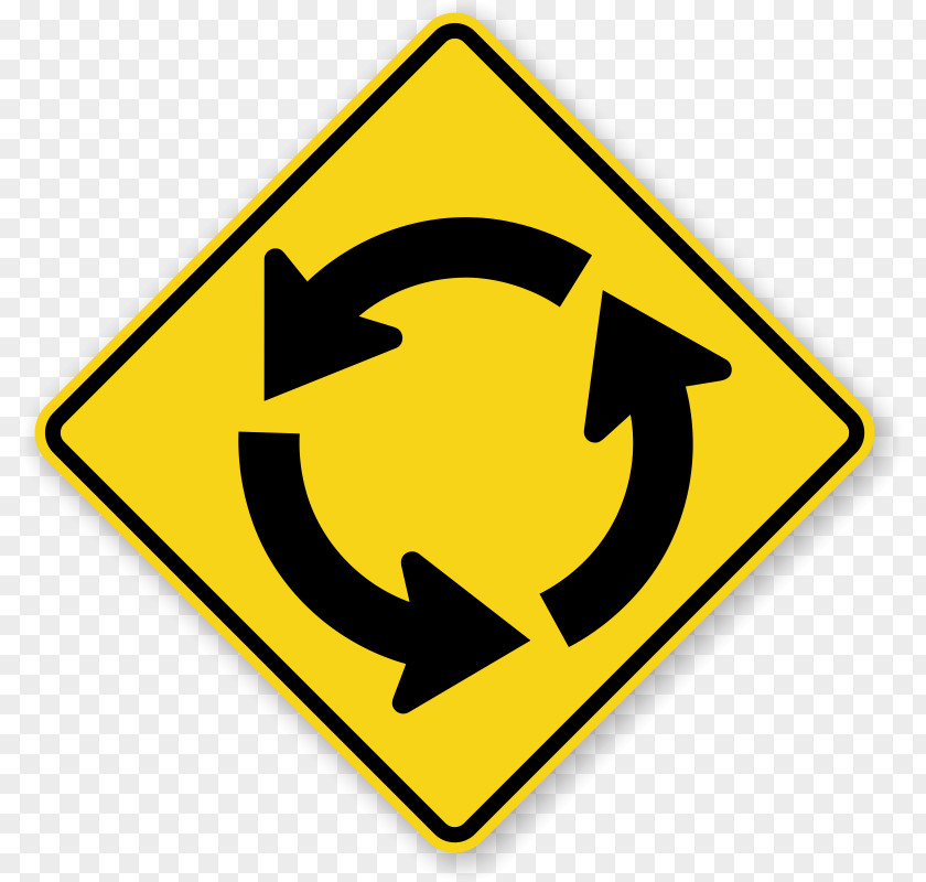 Symbol Traffic Sign Intersection Warning Circle PNG