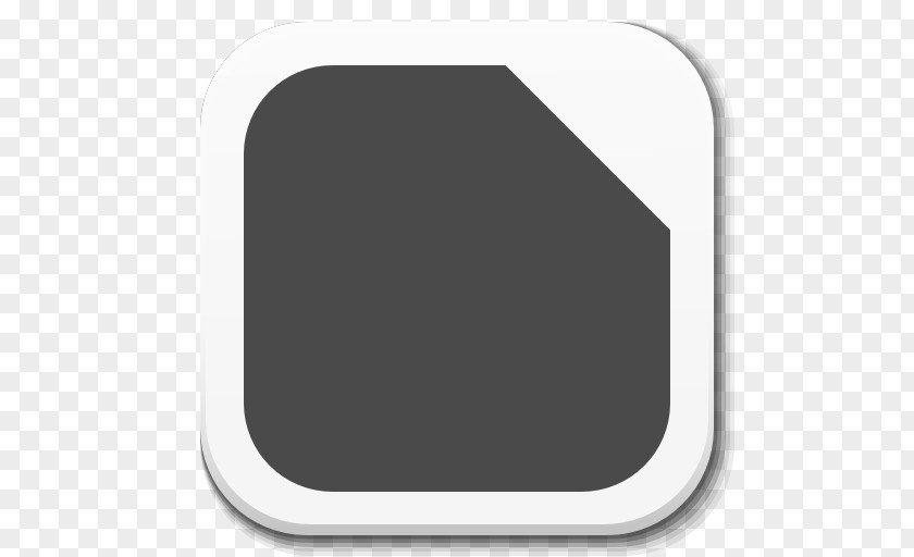 Apps Libreoffice B Square Angle Black PNG