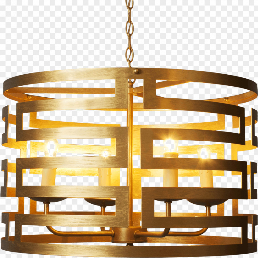 Chinese Wind Title Column Chandelier Ceiling Light Fixture PNG