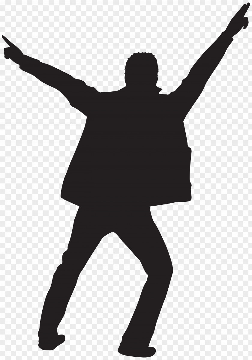 Dancing Man Silhouette Clip Art Image Dance PNG