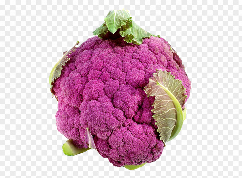 Red Cauliflower Broccoli Vegetable Kohlrabi Brassica Oleracea Var. PNG