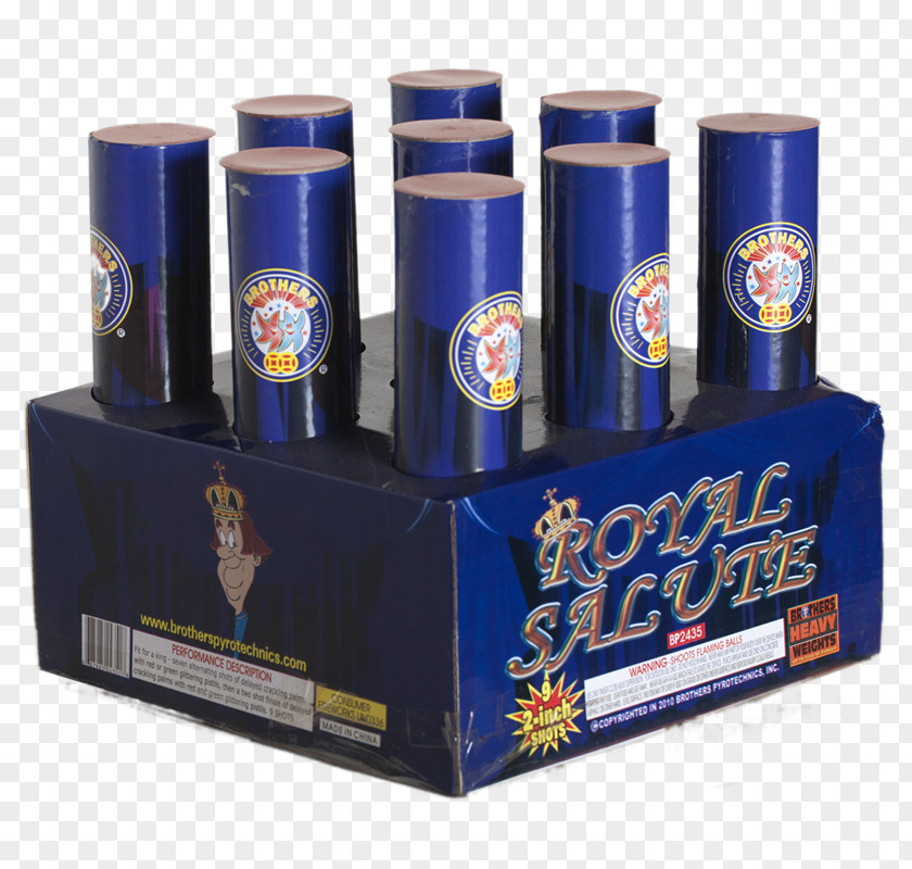 Royal Thunder Salute America's Fireworks Strobe Light Cobalt Blue PNG