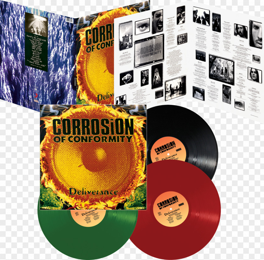 Vinyl Cover Compact Disc Corrosion Of Conformity Deliverance Phonograph Record LP PNG