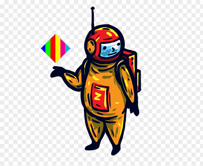 Astronaut Character Created By Cartoon PNG