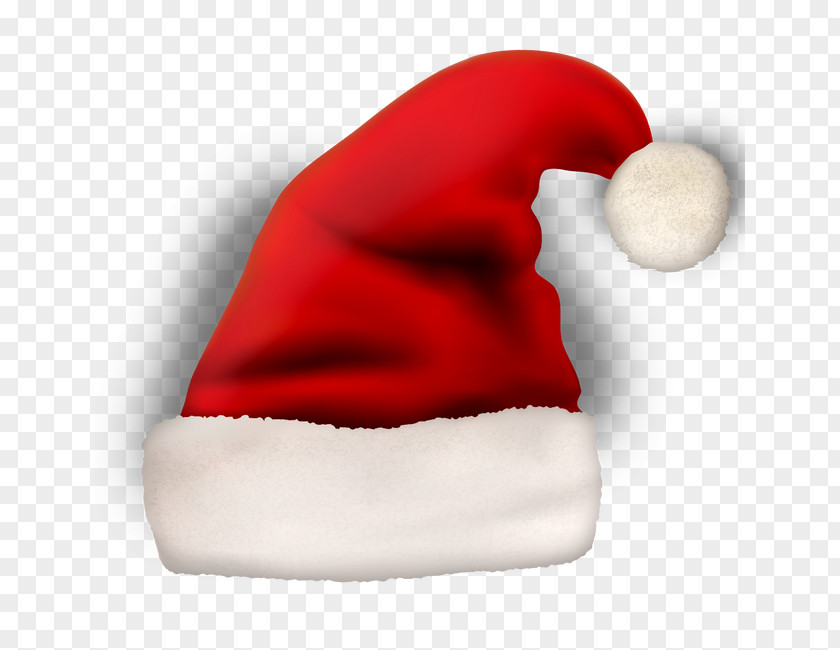 Cartoon Vector Red Christmas Hat Santa Claus PNG