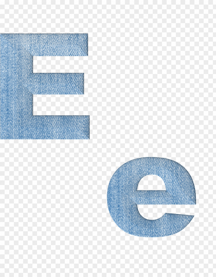 Denim Fabric Letter Textile Letras Font Typography PNG