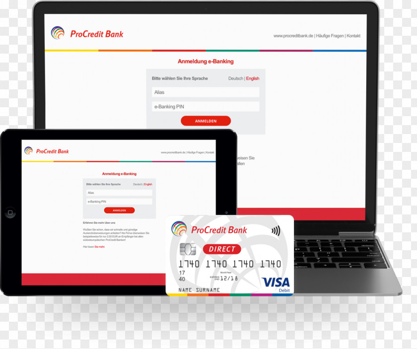 Direct Payment ProCredit Bank Online Banking HDFC PNG