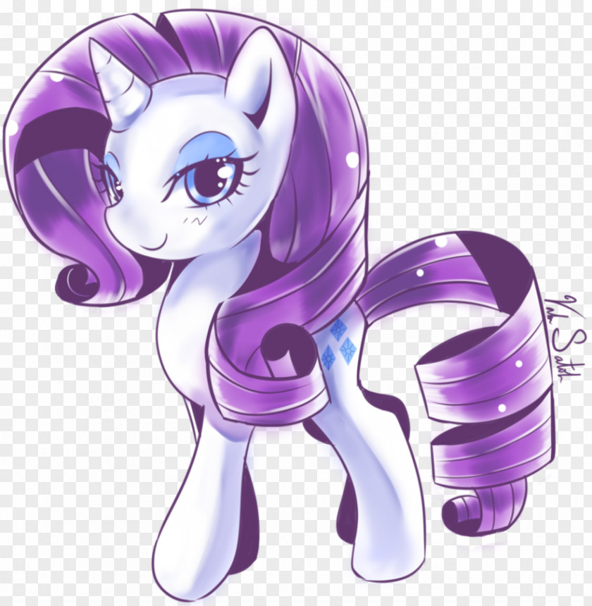 Horse Pony Rarity Purple PNG
