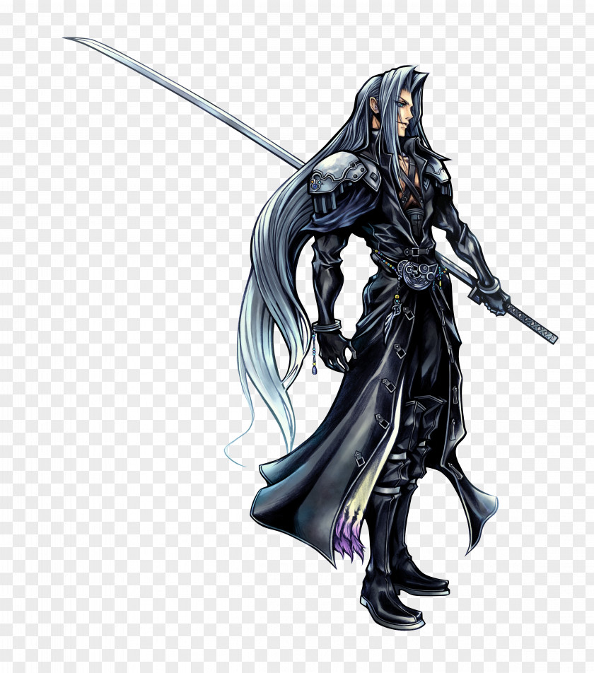 Kingdom Hearts Final Fantasy VII Remake Dissidia 012 Sephiroth PNG