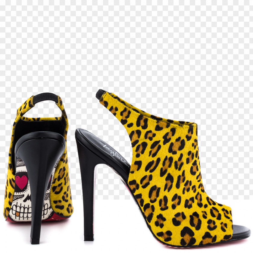Leopard Animal Print High-heeled Shoe PNG
