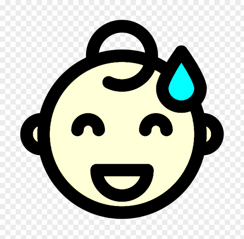 Smiley And People Icon Sweat Emoji PNG