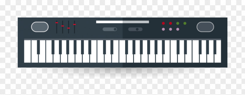 Vector,Hand-painted Cartoon,Musical Instruments,Keyboard Digital Piano Electric Musical Instrument PNG