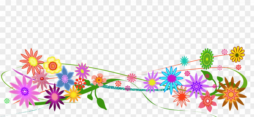 A4 Flower Paper Drawing PNG