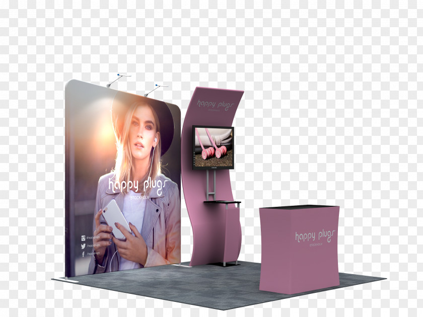 Exhibition Booth Banner Business Design Textile Printing PNG