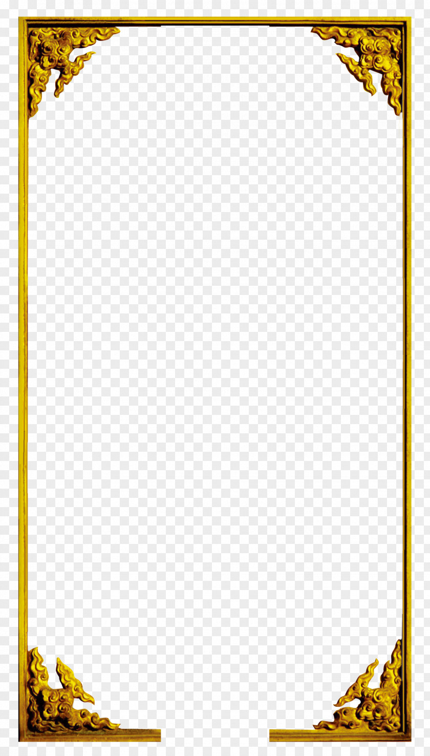 Gold Frame Icon PNG