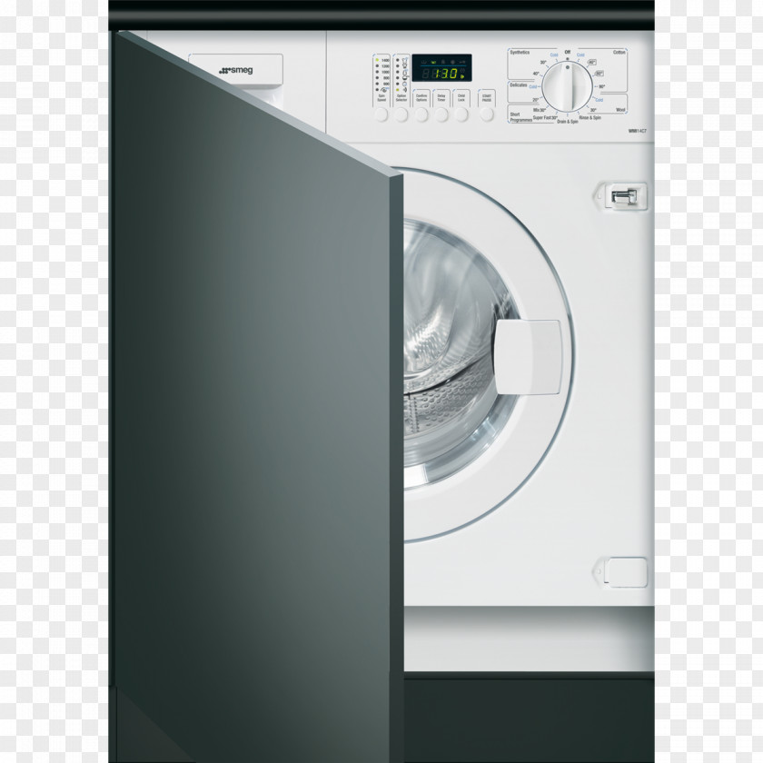Spin Machine Washing Machines Smeg Clothes Dryer Laundry Dishwasher PNG