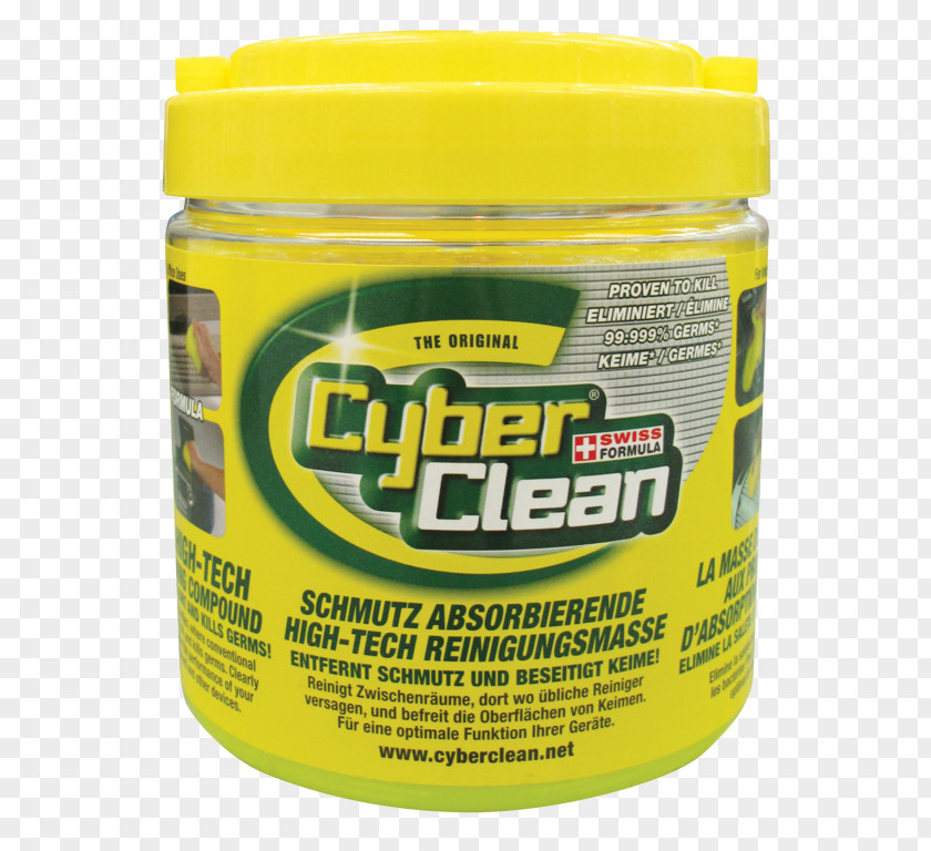 Cyber Clean Home And Office Medium Pot 500g Cleaning Compound Product Mass PNG