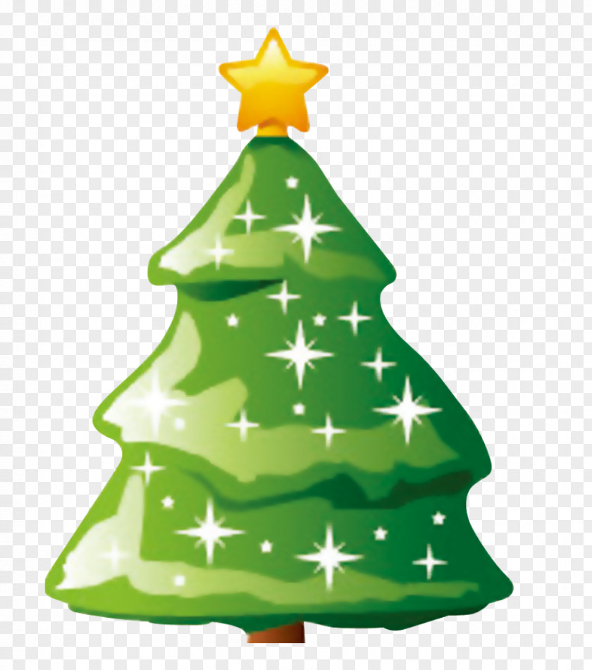 Green Christmas Tree Graphic Design Clip Art PNG