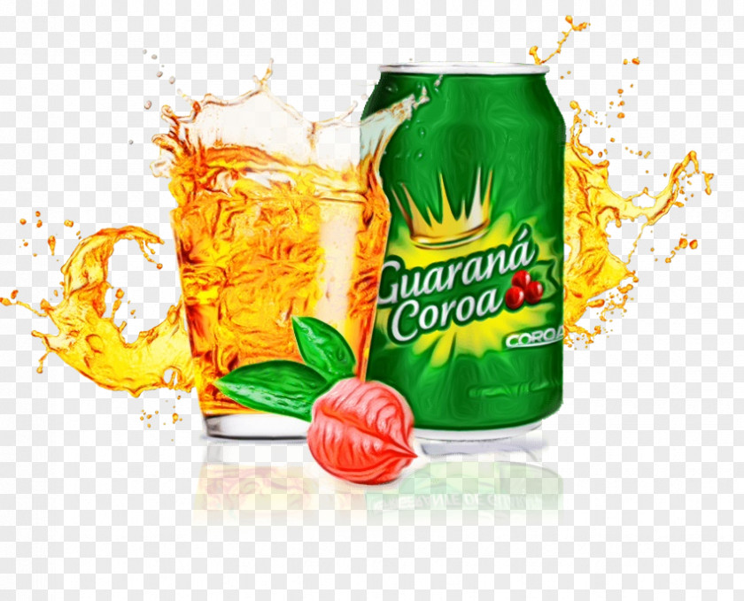 Nonalcoholic Beverage Guarana Drink Energy Soft Can Carbonated Drinks PNG