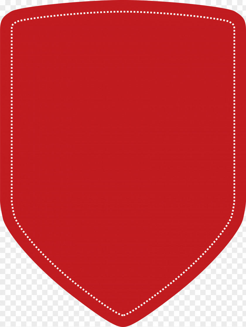 Square Shield Red Rectangle Pattern PNG