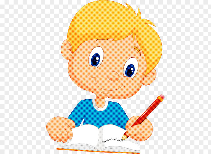 Cartoon Child Homework Reading Writing Instrument Accessory PNG