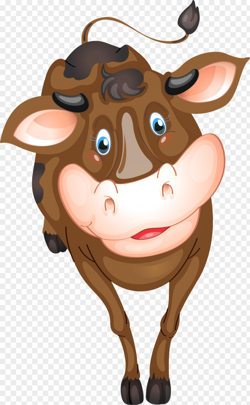 Cow Images Cartoon Clip Art Vector Graphics Illustration Image PNG