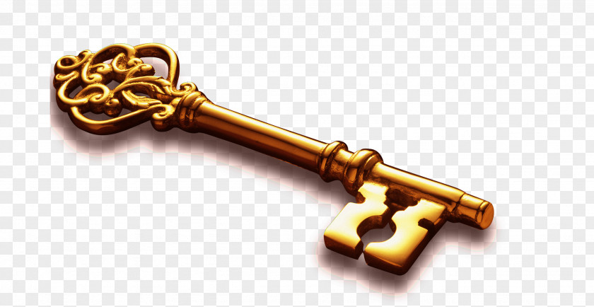 Key Wealth Gold Lock Insurance PNG