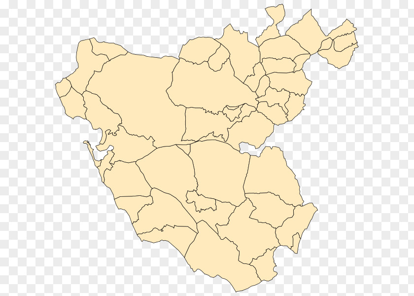 Map Rota Los Barrios Sanlúcar De Barrameda Cádiz PNG