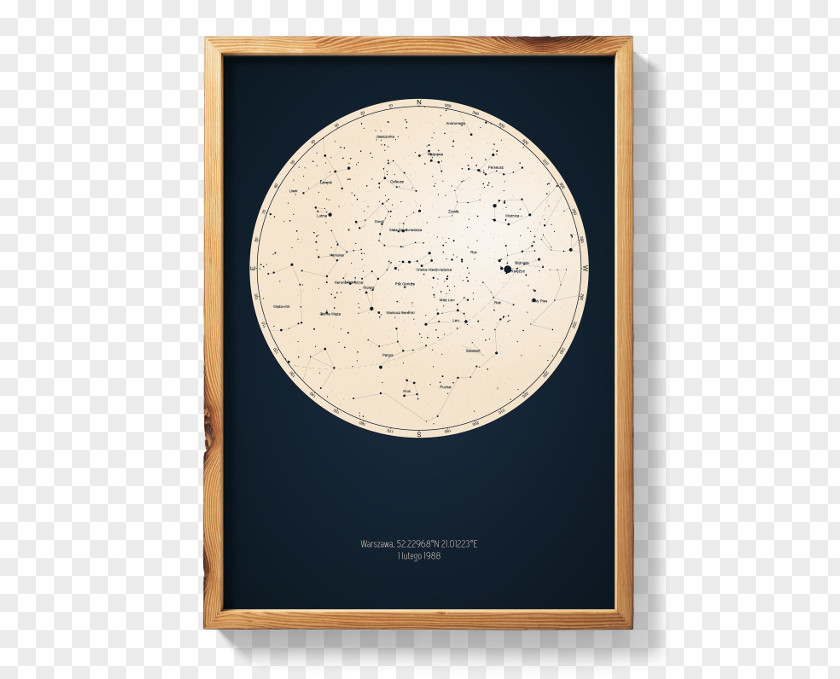 Map Star Chart Sky Poster PNG