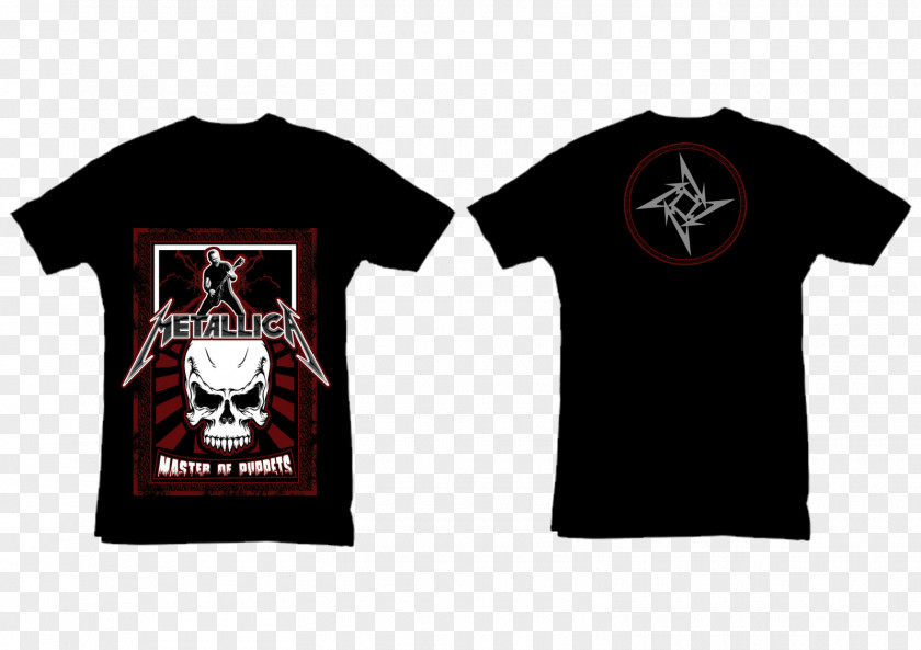 Metallica Printed T-shirt Clothing Top PNG