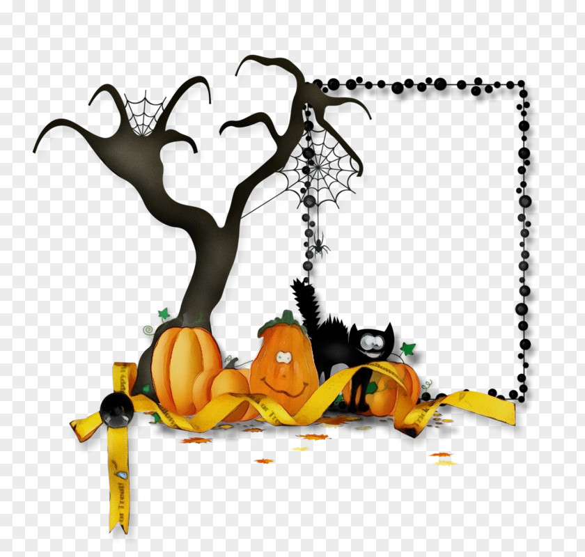 Plant Film Halloween Cartoon Background PNG