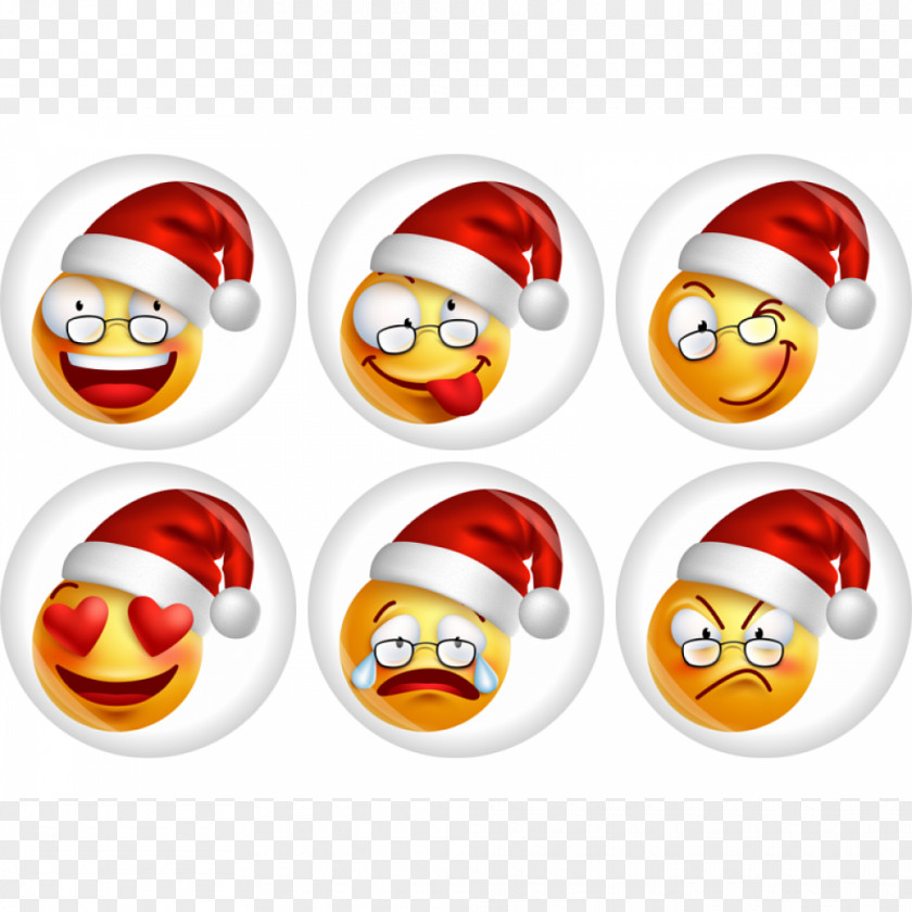 Smiley Emoticon Santa Claus Emoji Clip Art PNG