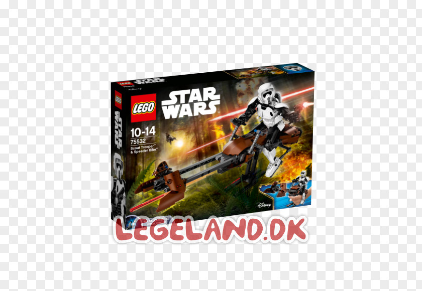 Speeder Bike Lego Star Wars Imperial Scout Trooper Toy PNG