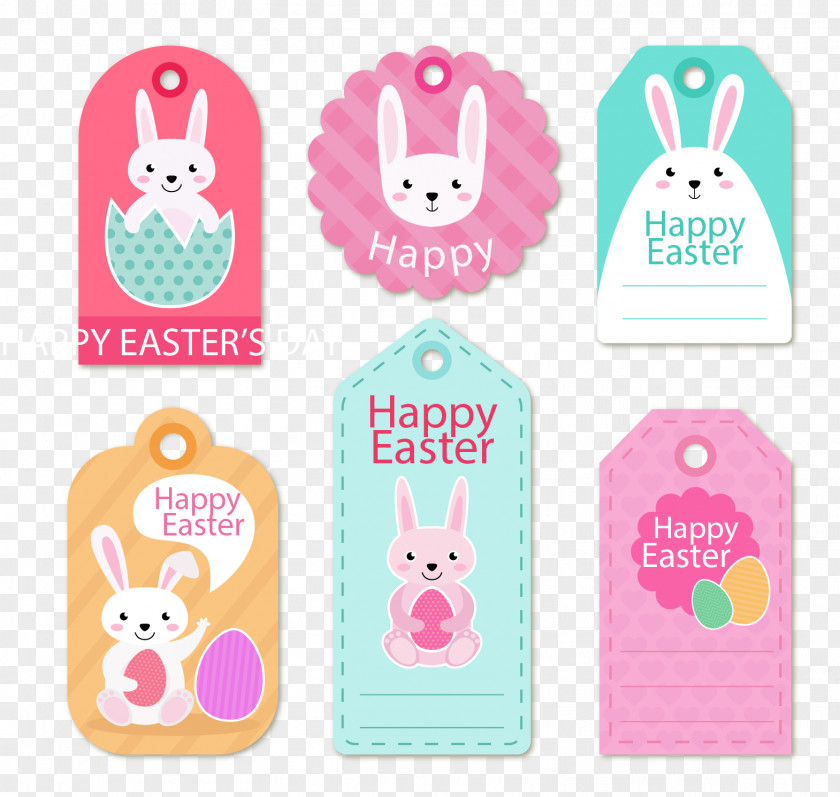 Easter Bunny Logo Vector Material Egg Computer File PNG