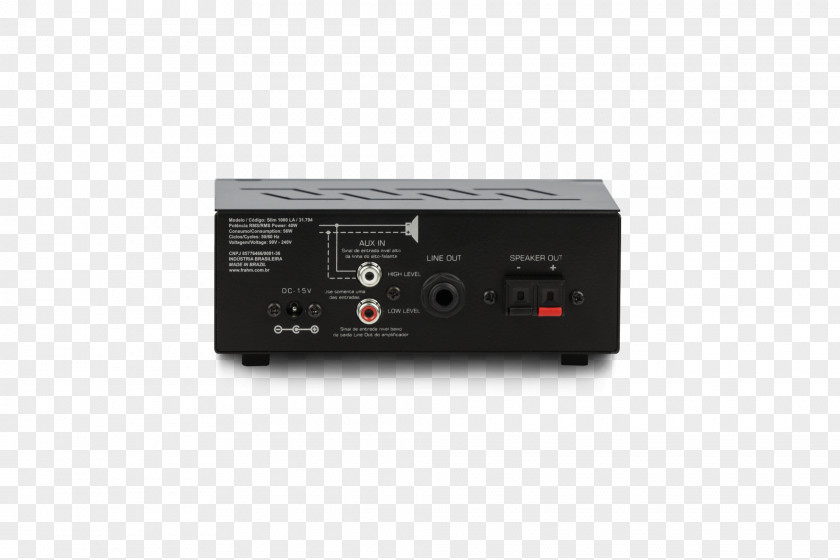 Electronics Amplificador Radio Receiver Amplifier AV PNG