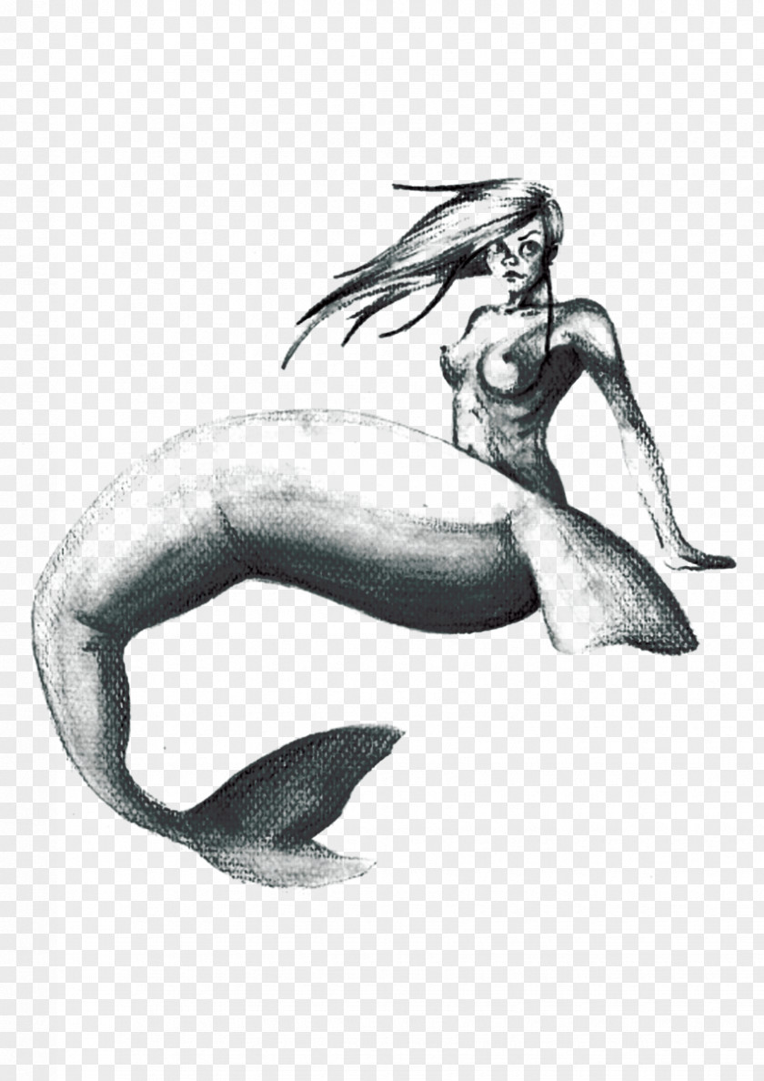 Mermaid Glorantha Bestiary Game Sketch PNG