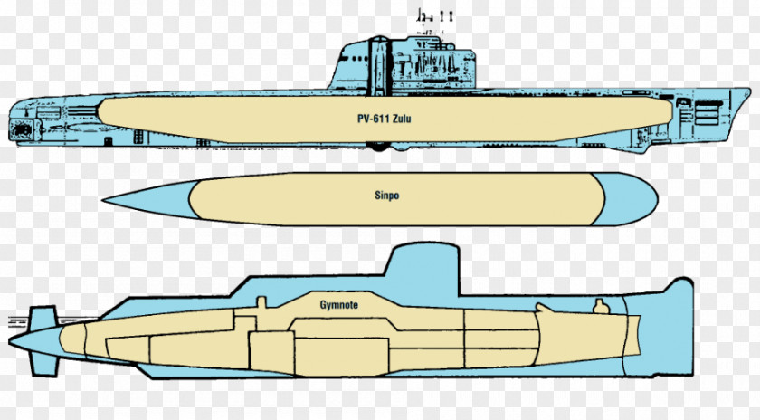 Submarine Chaser Sinpo-class Ballistic Missile PNG
