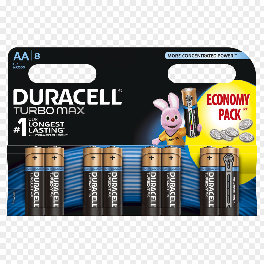 15 Min AAA Battery Duracell Alkaline Electric PNG