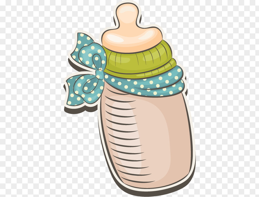 Cartoon Cute Bottle Baby Child PNG