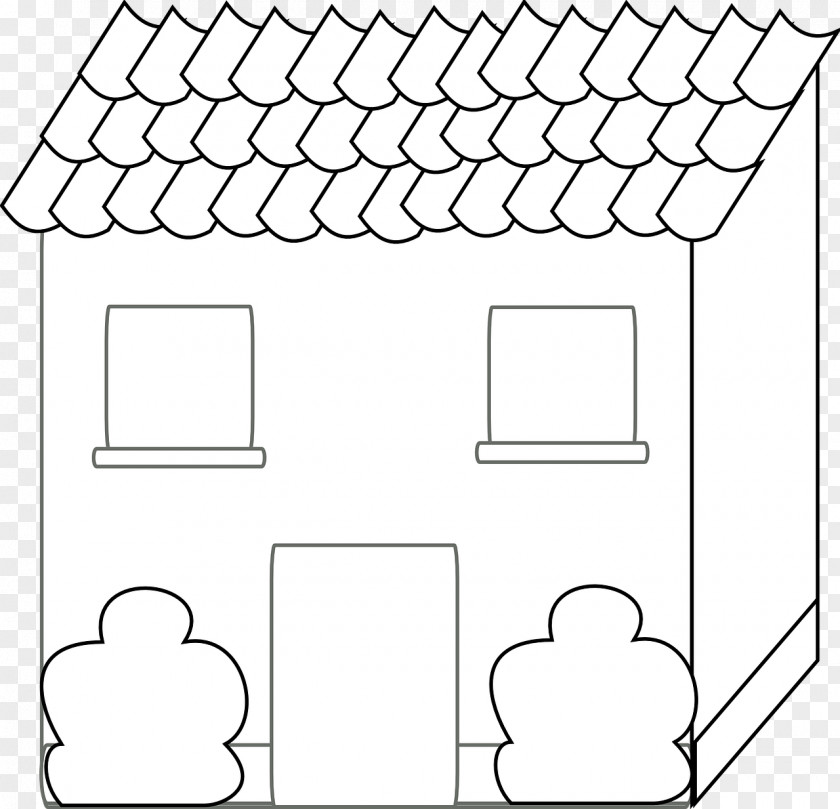 House Paper Drawing Ausmalbild Coloring Book PNG