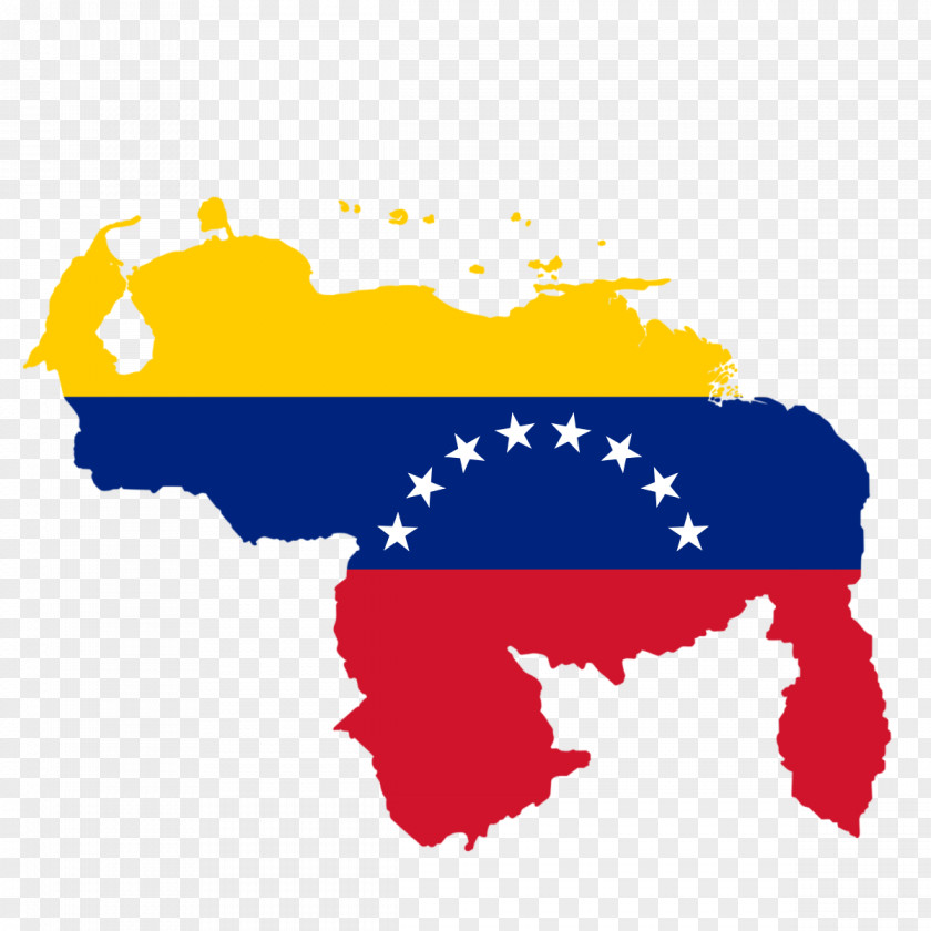 Map Flag Of Venezuela PNG
