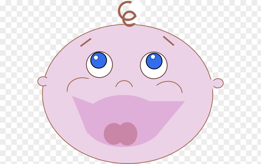 Ornament Pendant Face Cartoon Head Nose Pink PNG