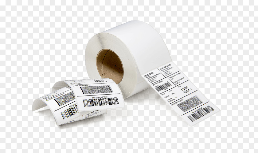 Printer Paper Label Barcode Adhesive Etiqueta Adesiva PNG