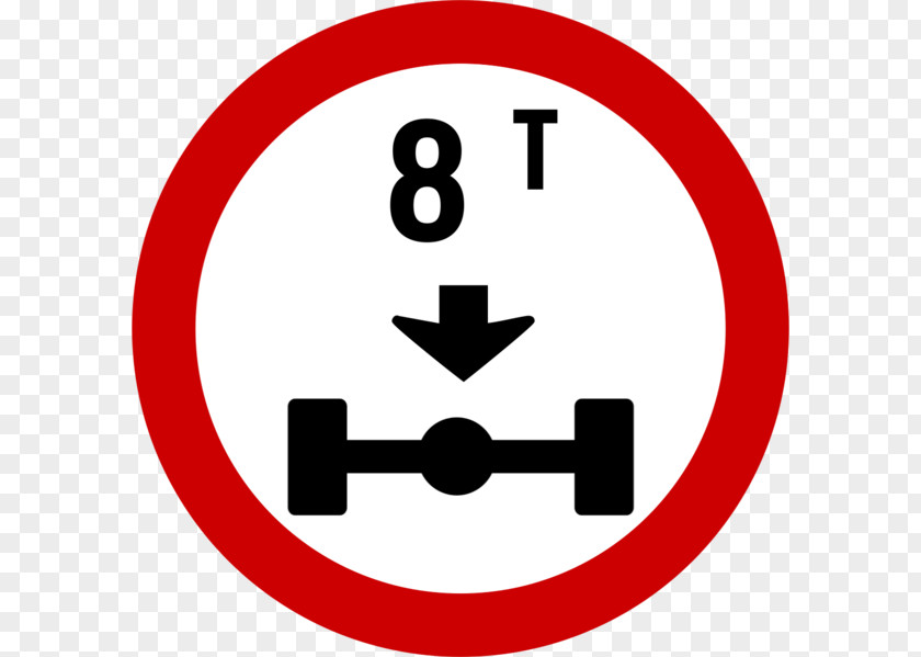 Road Traffic Sign Vehicle Axle Load PNG