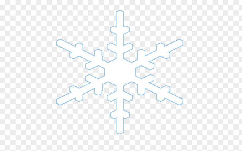 Snowflake Line Symmetry PNG