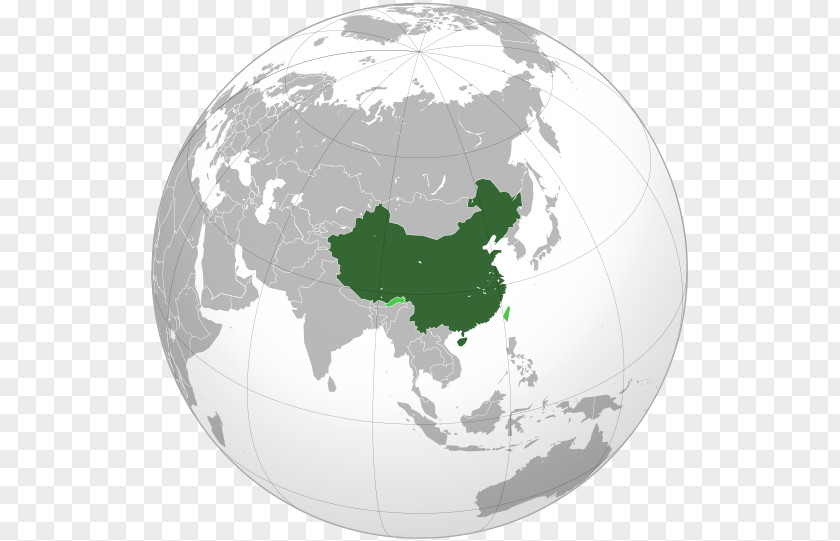 The Chinese People's Liberation Army China Globe Orthographic Projection In Cartography Map PNG