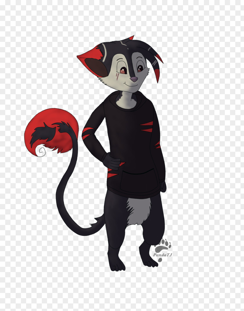 Cat Tail Animated Cartoon Character Fiction PNG