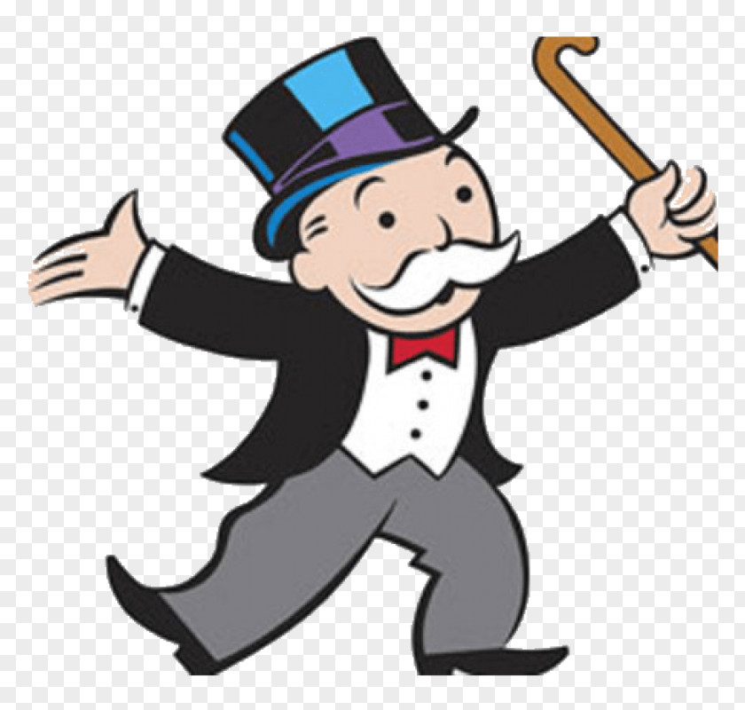 Monopoly Man Rich Uncle Pennybags Party Game Streets PNG