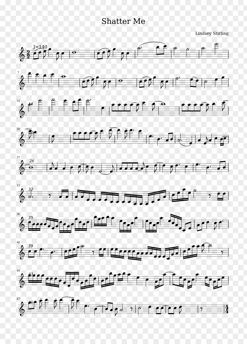 Sheet Music Shatter Me Violin Flute PNG Flute, Lindsey Stirling clipart PNG